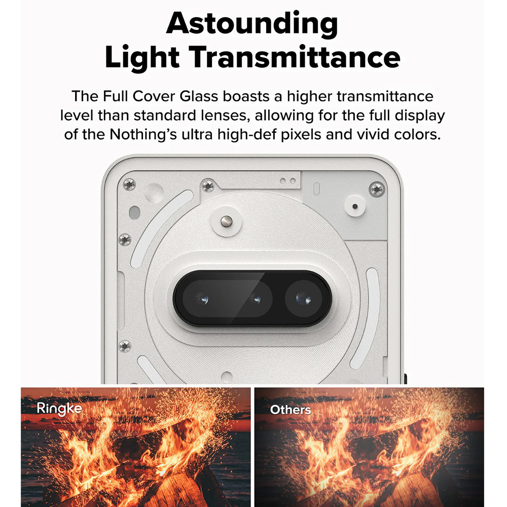 Picture of Nothing Phone 3a  | Ringke Camera Glass Protector for Nothing Phone (3a) (2pcs)