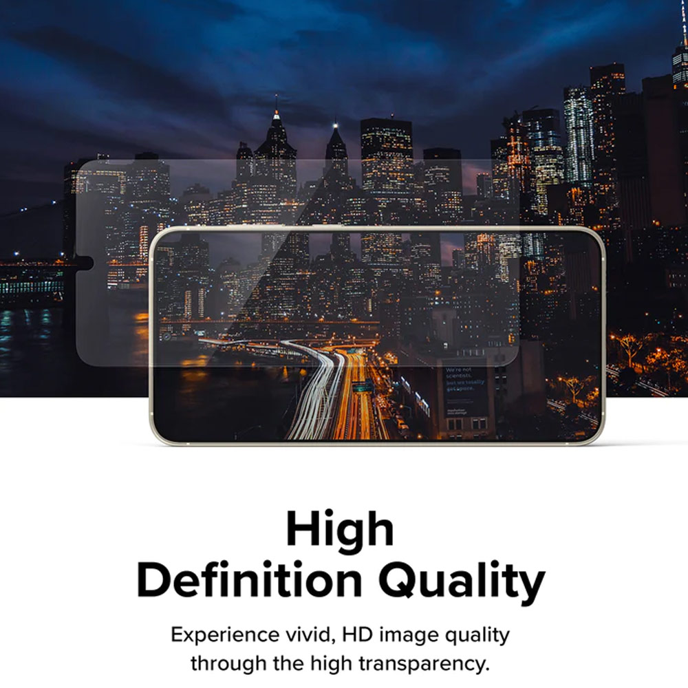 Picture of Samsung Galaxy S23 Plus Screen Protector | Ringke Full Cover Glass Tempered Glass Screen Protector with Installation Jig Tool for Samsung Galaxy S23 Plus (2pcs)