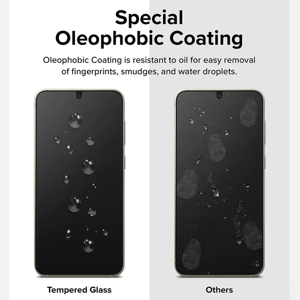 Picture of Samsung Galaxy S23 Plus Screen Protector | Ringke Full Cover Glass Tempered Glass Screen Protector with Installation Jig Tool for Samsung Galaxy S23 Plus (2pcs)