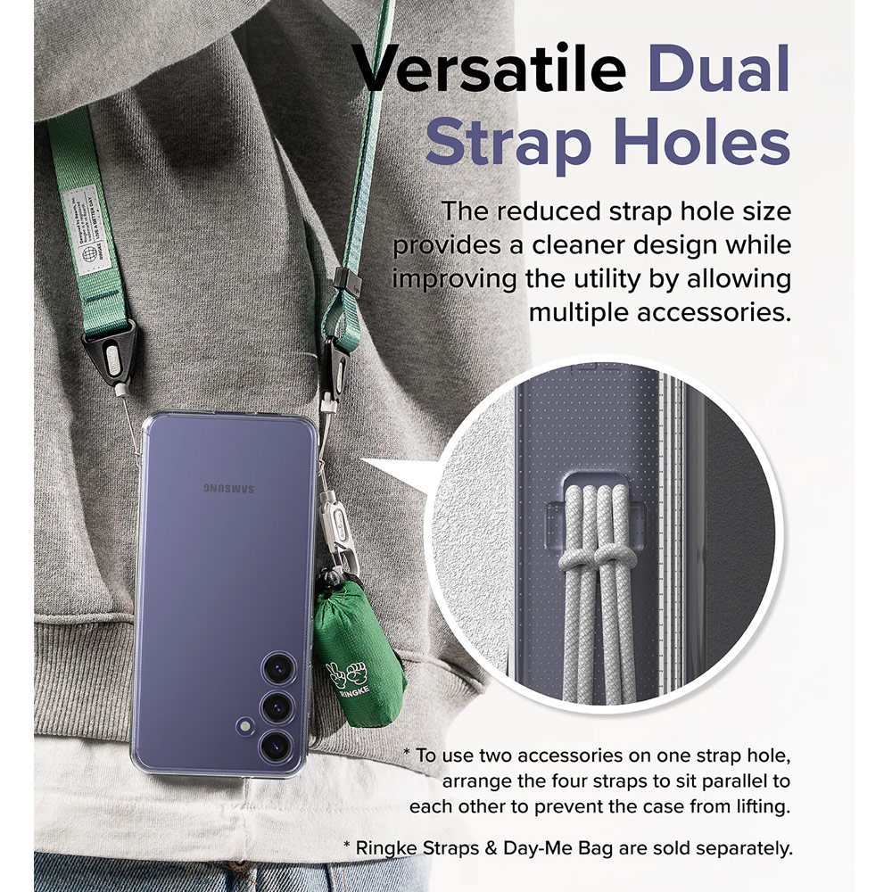 Picture of Samsung Galaxy S24 Case | Ringke Fusion Drop Protection Case for Samsung Galaxy S24 (Clear)