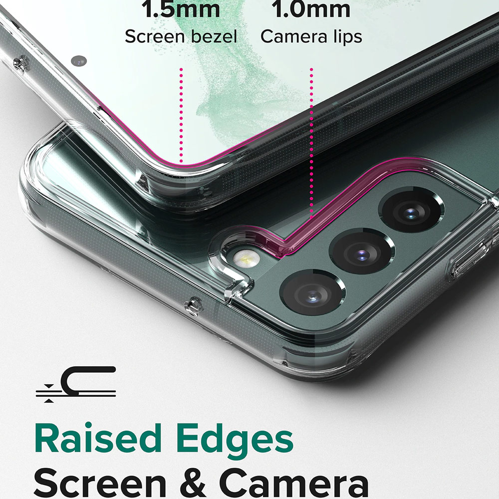 Picture of Samsung Galaxy S22 6.1 Case | Ringke Fusion Protection Case for Samsung Galaxy S22 6.2 (Smoke Black)