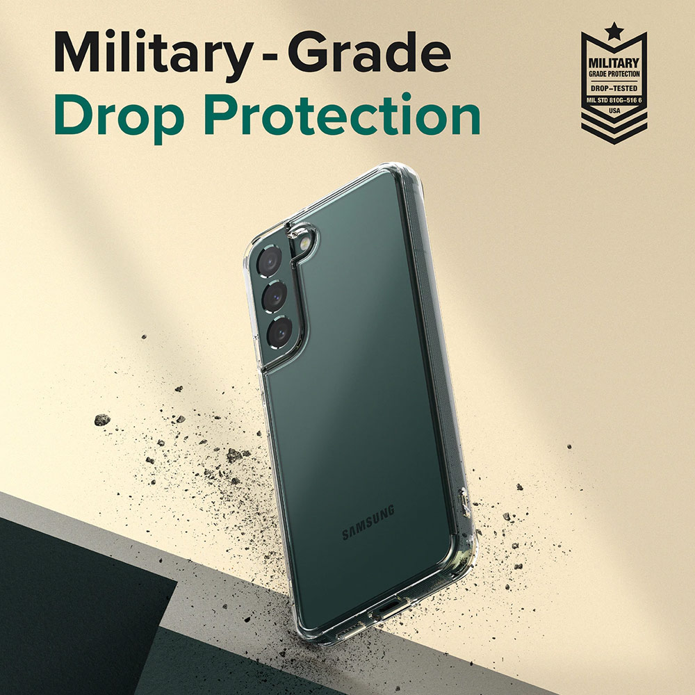 Picture of Samsung Galaxy S22 6.1 Case | Ringke Fusion Protection Case for Samsung Galaxy S22 6.2 (Smoke Black)