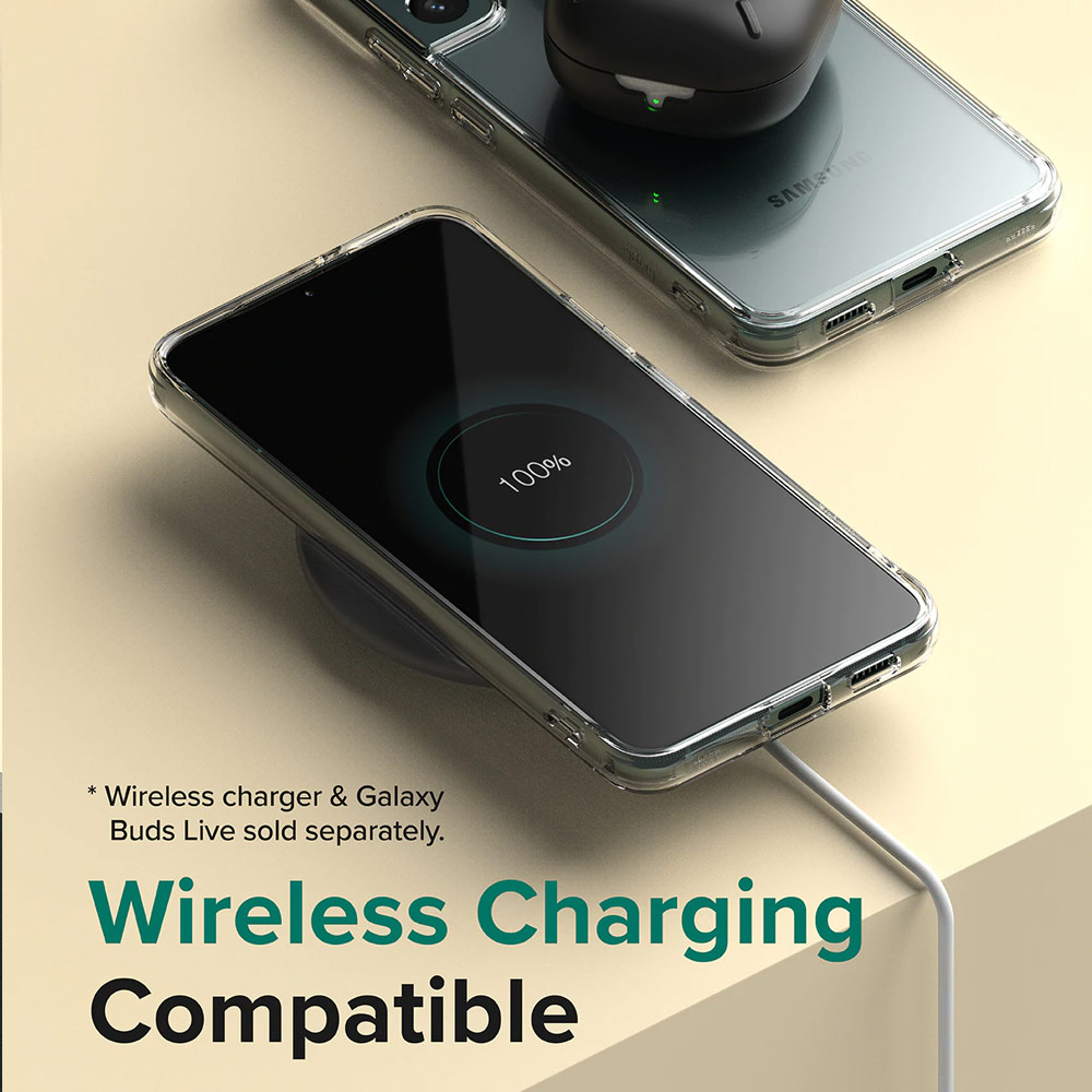 Picture of Samsung Galaxy S22 6.1 Case | Ringke Fusion Protection Case for Samsung Galaxy S22 6.2 (Smoke Black)