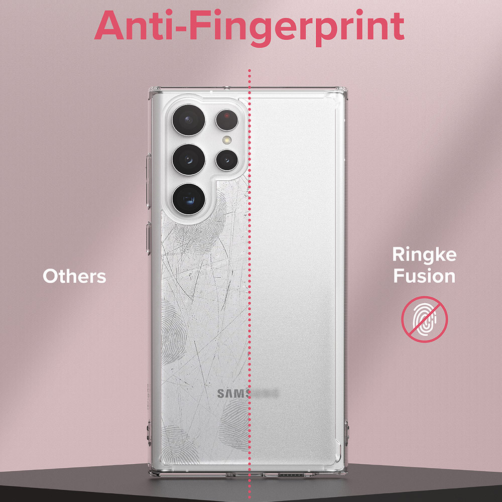 Picture of Samsung Galaxy S22 Ultra 5G 6.8 Case | Ringke Fusion Protection Case for Samsung Galaxy S22 Ultra 6.8 (Matte Clear)