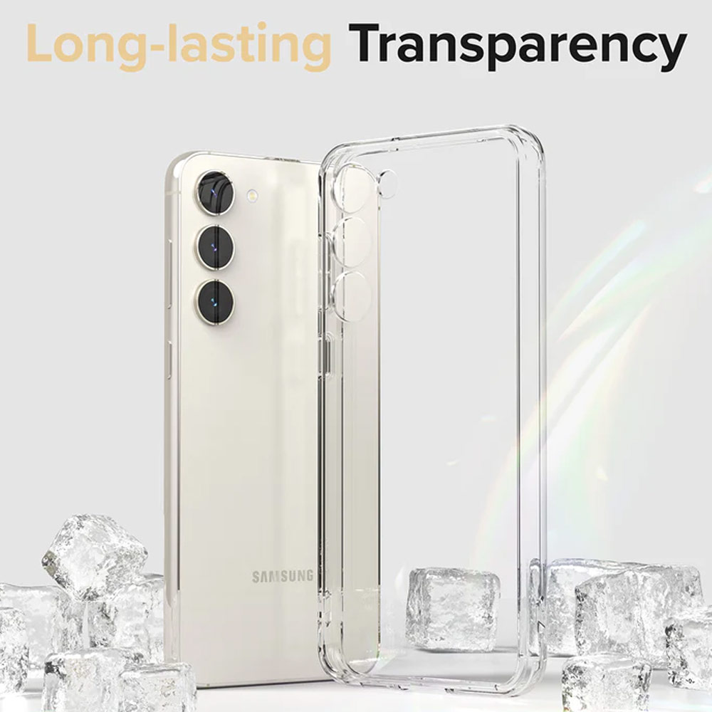 Picture of Samsung Galaxy S23 Plus Case | Ringke Fusion Transparent Protection Case for Samsung Galaxy S23 Plus (Matte Clear)