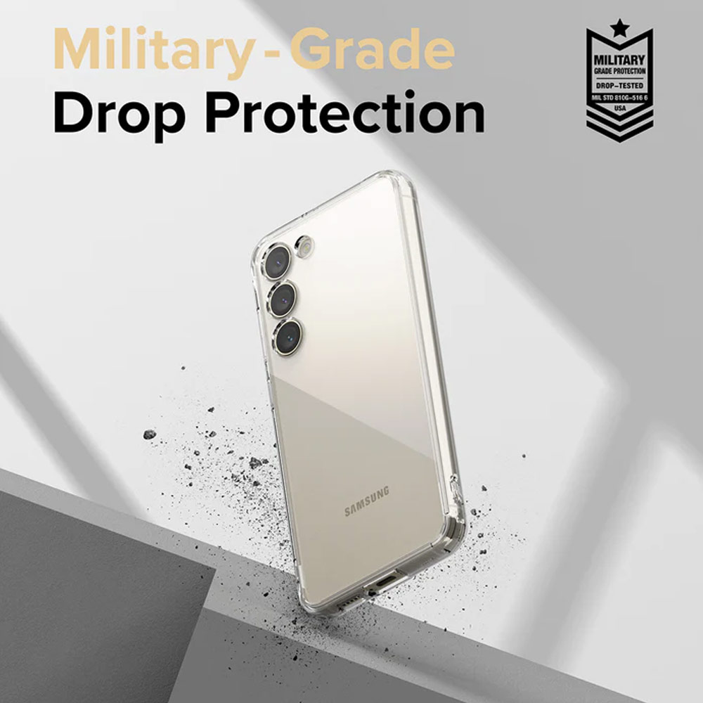 Picture of Samsung Galaxy S23 Plus Case | Ringke Fusion Transparent Protection Case for Samsung Galaxy S23 Plus (Matte Clear)