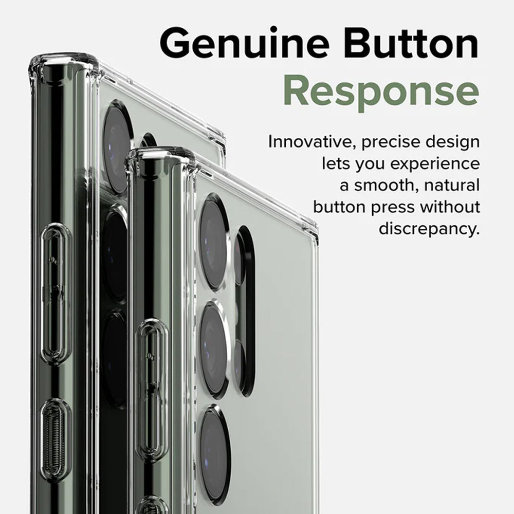Picture of Samsung Galaxy S23 Ultra Case | Ringke Fusion Transparent Protection Case for Samsung Galaxy S23 Ultra (Matte Smoke)