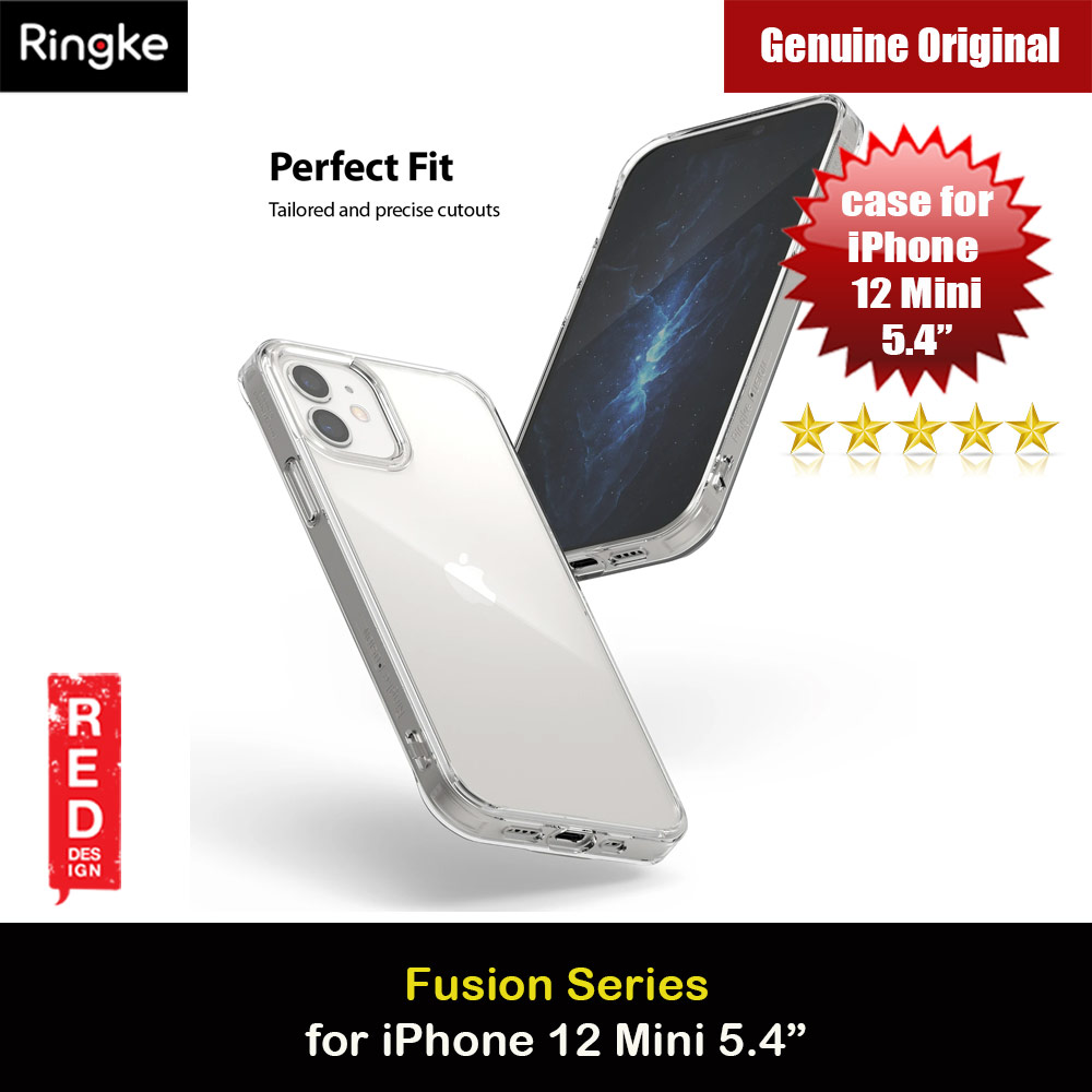 Picture of Ringke Fusion Protection Case for Apple iPhone 12 Mini 5.4 (Clear) Apple iPhone 12 mini 5.4- Apple iPhone 12 mini 5.4 Cases, Apple iPhone 12 mini 5.4 Covers, iPad Cases and a wide selection of Apple iPhone 12 mini 5.4 Accessories in Malaysia, Sabah, Sarawak and Singapore 