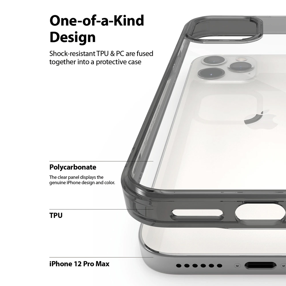 Picture of Apple iPhone 12 mini 5.4 Case | Ringke Fusion Protection Case for Apple iPhone 12 Mini 5.4 (Clear)