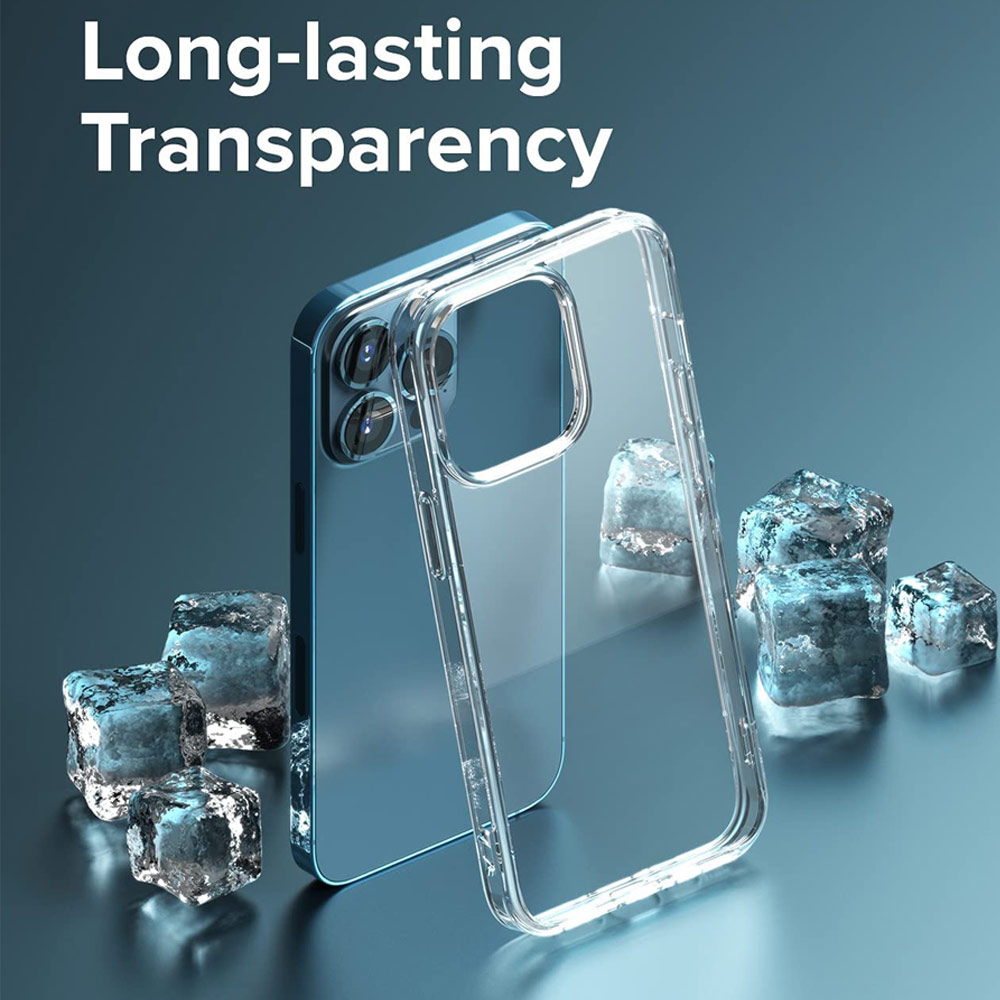 Picture of Apple iPhone 13 Pro 6.1 Case | Ringke Fusion Protection Case for Apple iPhone 13 Pro 6.1 (Clear)