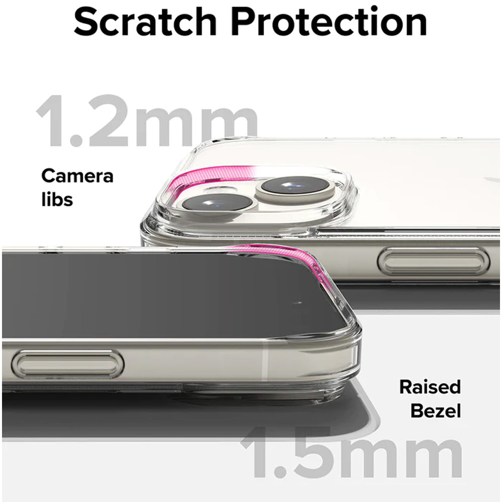 Picture of Apple iPhone 15 Pro Max 6.7 Case | Ringke Fusion Slim Drop Protection Case for Apple iPhone 15 Pro Max 6.7 (Matte Clear)