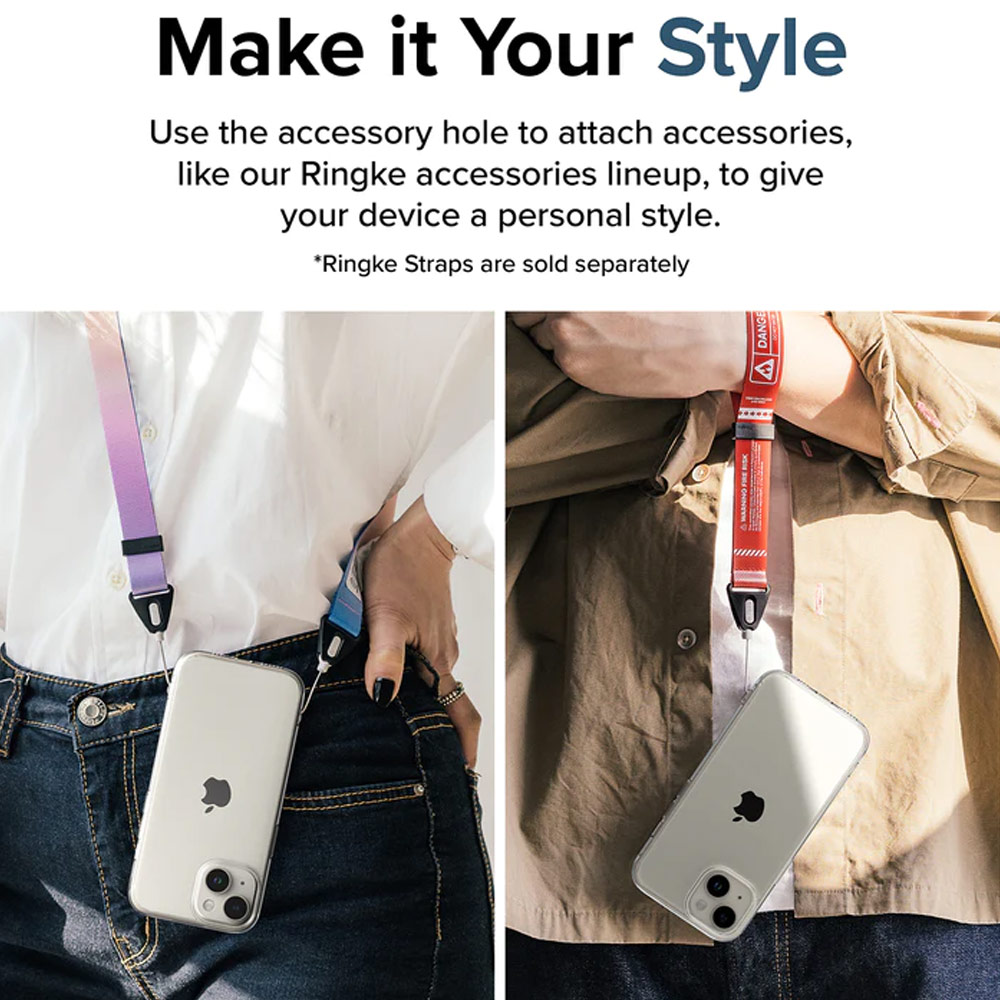 Picture of Apple iPhone 15 Pro Max 6.7 Case | Ringke Fusion Slim Drop Protection Case for Apple iPhone 15 Pro Max 6.7 (Matte Clear)