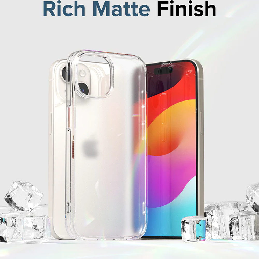 Picture of Apple iPhone 15 Plus 6.7 Case | Ringke Fusion Slim Drop Protection Case for Apple iPhone 15 Plus 6.7 (Matte Clear)