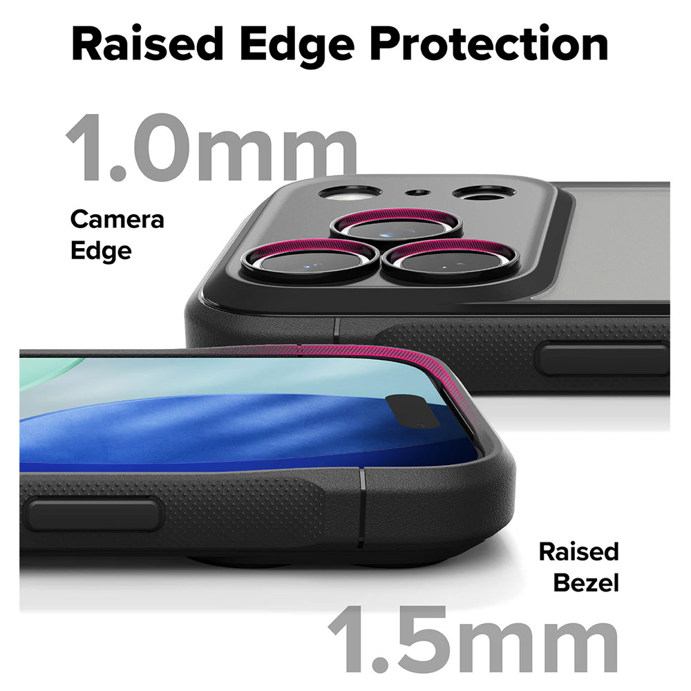 Picture of Apple iPhone 17 Pro Max 6.9 Case | Ringke Fusion Bold Anti Finger Print Anti Slip Drop Protection Case for iPhone 17 Pro Max 6.9 (Matte Black)