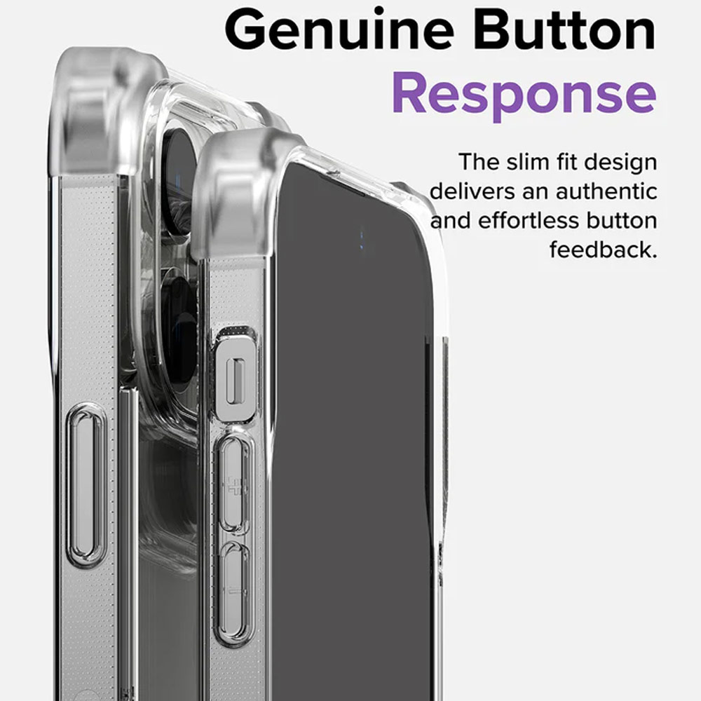 Picture of Apple iPhone 14 6.1 Case | Ringke Fusion Bumper Corner Edge Drop Protection Case for iPhone 14 6.1 (Matte Smoke Black)