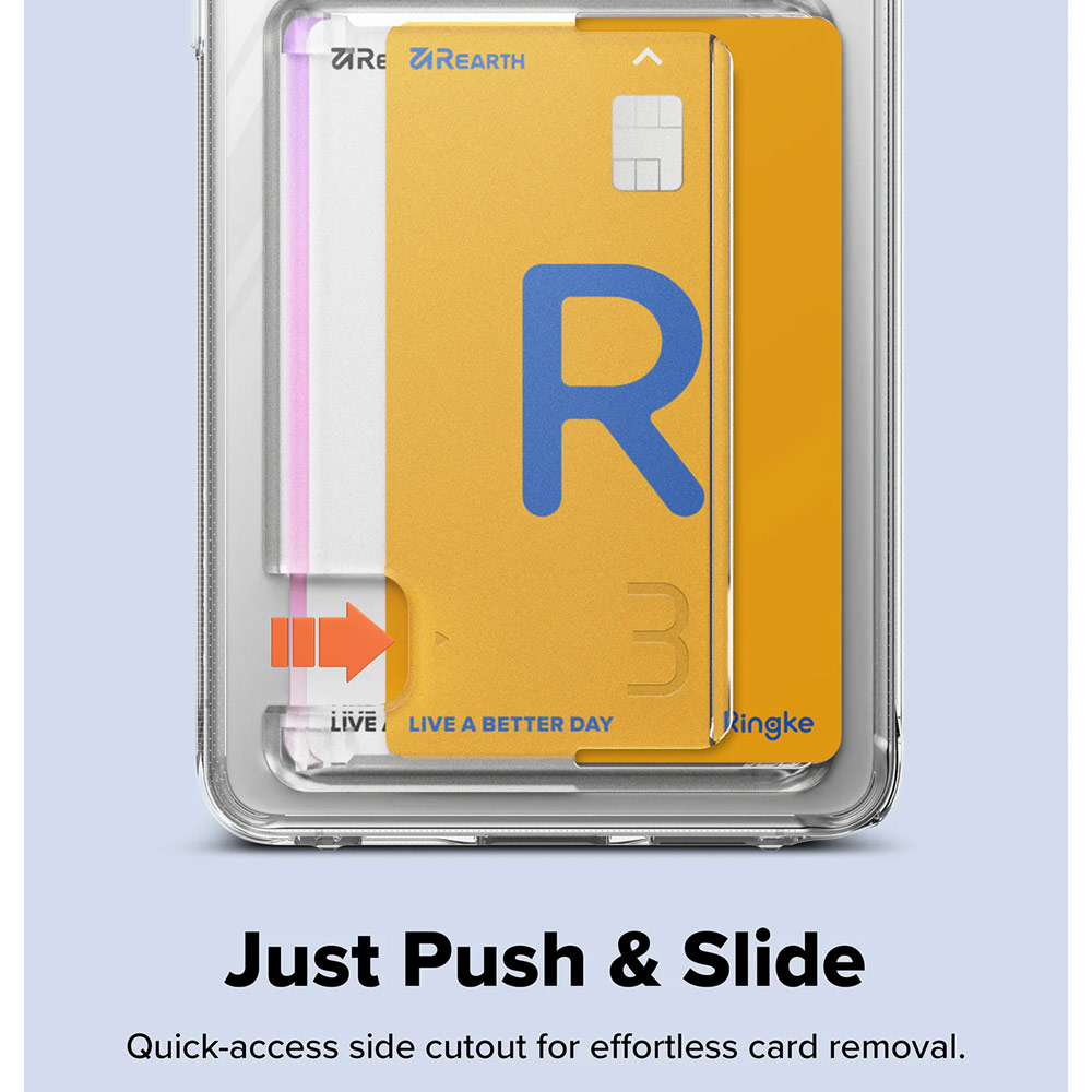 Picture of Samsung Galaxy S26 Ultra Case | Ringke Fusion Card Holder Protection Case for Samsung Galaxy S26 Ultra (Clear)