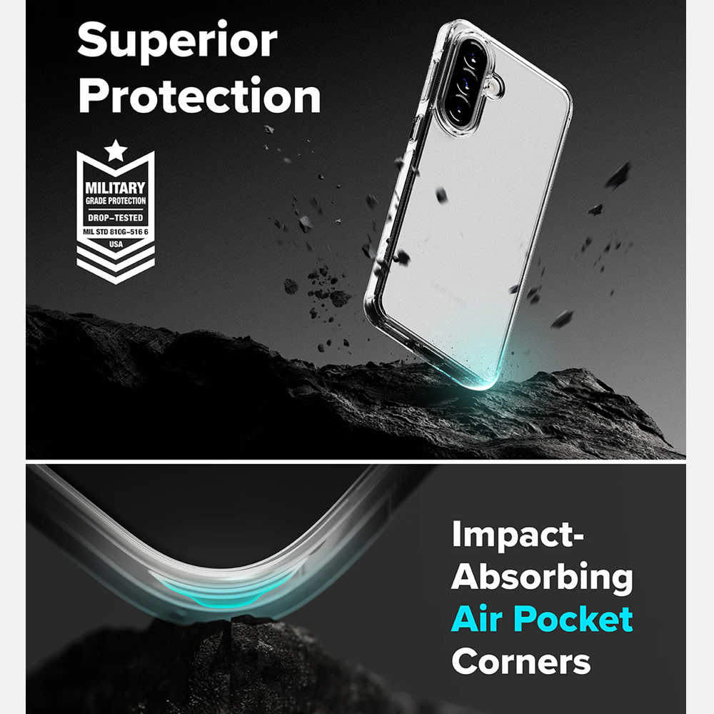 Picture of Samsung Galaxy A57 Case | Ringke Fusion Transparent Hybrid Protection Case for Samsung Galaxy A57 (Matte)