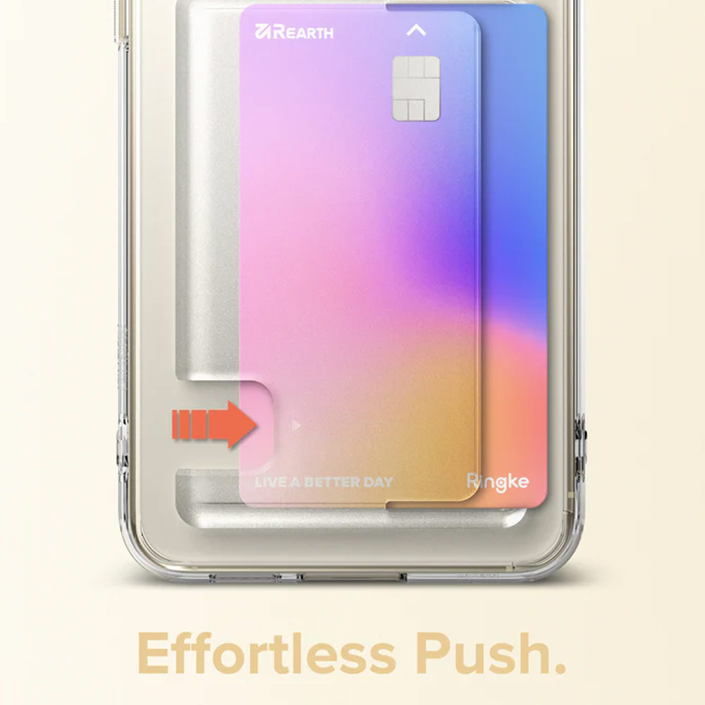 Picture of Samsung Galaxy S23 Plus Case | Ringke Fusion Card Storage Transparent Protection Case for Samsung Galaxy S23 Plus (Clear)