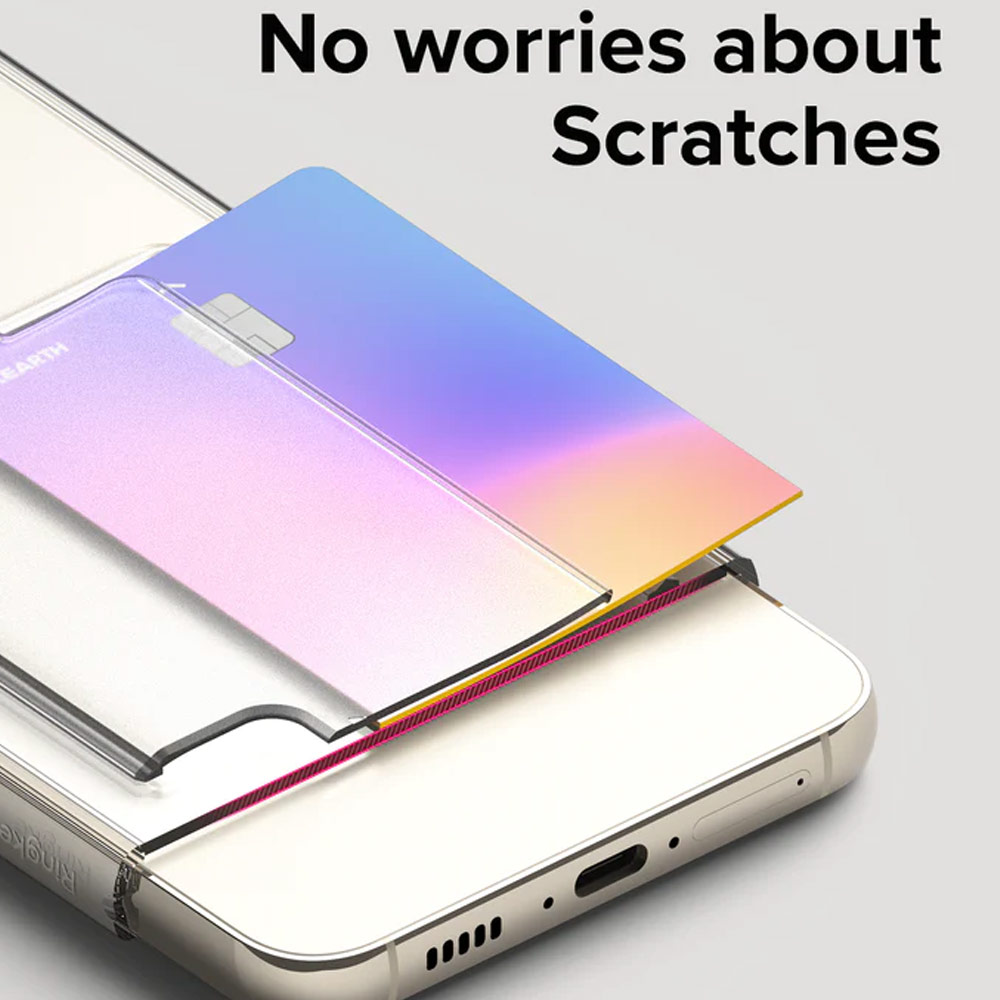 Picture of Samsung Galaxy S23 Plus Case | Ringke Fusion Card Storage Transparent Protection Case for Samsung Galaxy S23 Plus (Clear)