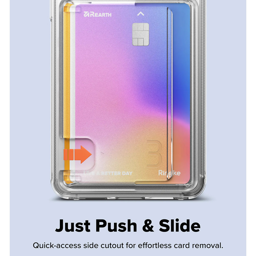 Picture of Samsung Galaxy S26 Case | Ringke Fusion Card Holder Protection Case for Samsung Galaxy S26 (Clear)