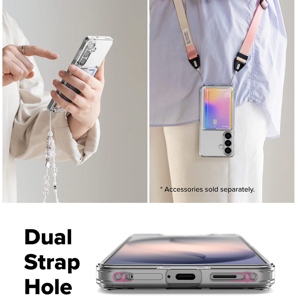 Picture of Samsung Galaxy S26 Case | Ringke Fusion Card Holder Protection Case for Samsung Galaxy S26 (Clear)