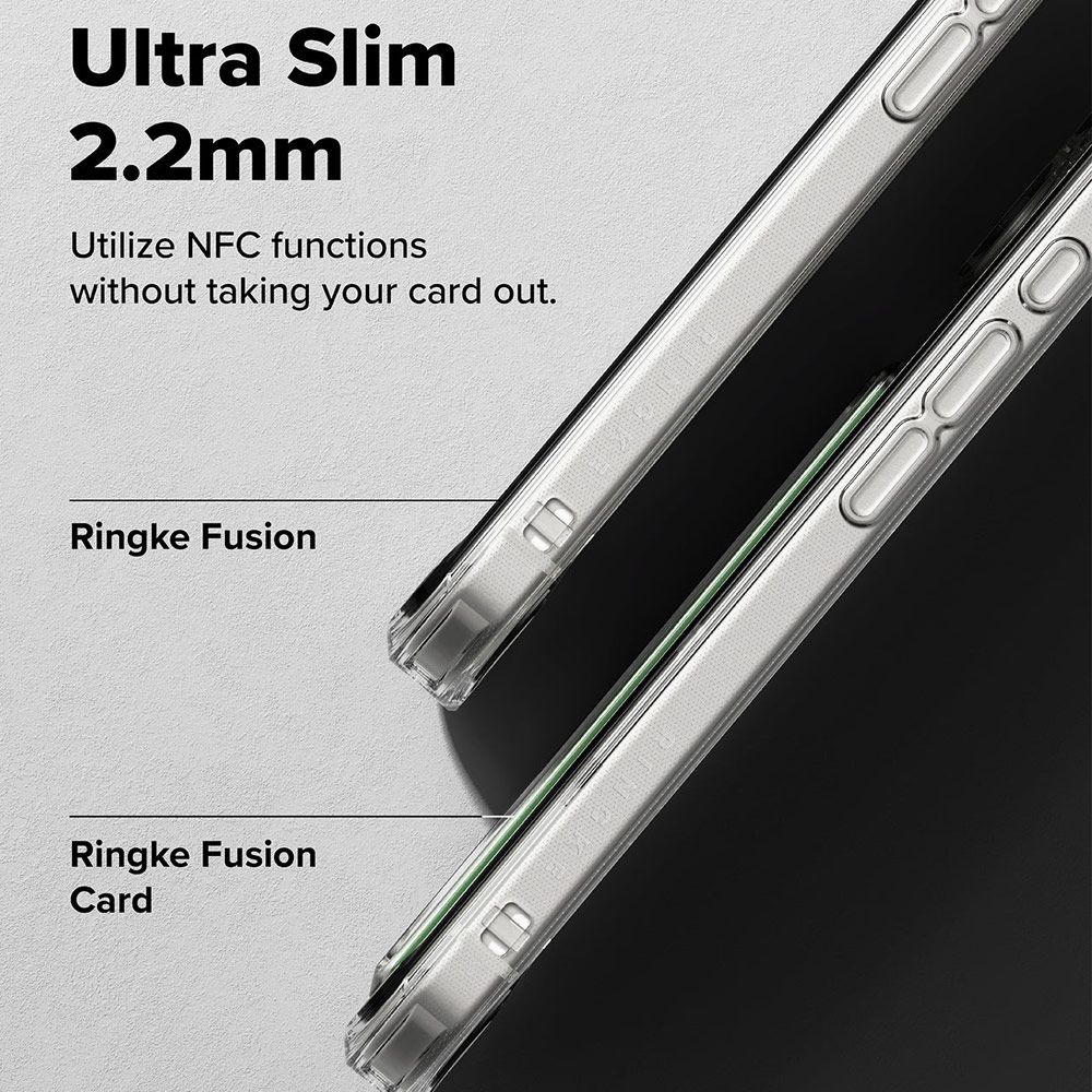 Picture of Apple iPhone 17 6.3 Case | Ringke Fusion Card Holder Drop Protection Case for iPhone 17 6.3 (Clear)