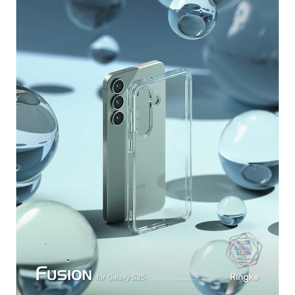 Picture of Samsung Galaxy S25 Plus Case | Ringke Fusion Transparent Protection Case for Samsung Galaxy S25 Plus (Clear)
