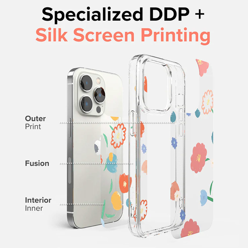 Picture of Apple iPhone 14 Pro 6.1 Case | Ringke Fusion Design Female Modern Women Girl Trendy Design Slim Drop Protection Case for iPhone 14 Pro 6.1 (Seoul)