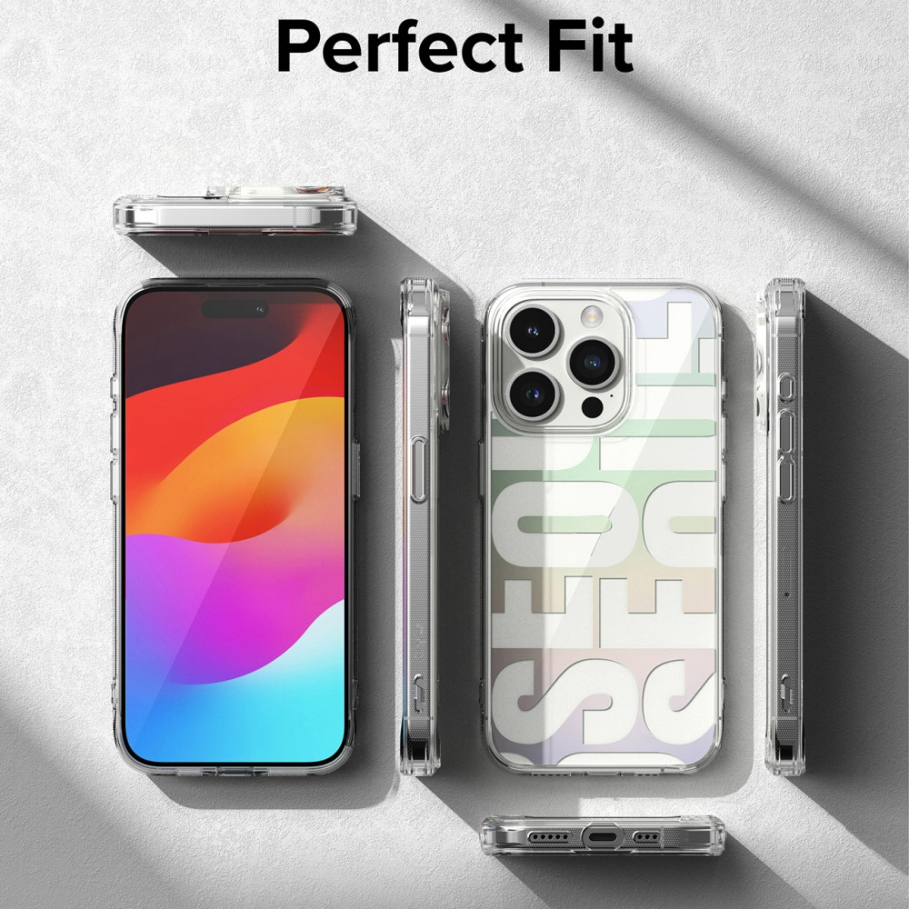 Picture of Apple iPhone 15 6.1 Case | Ringke Fusion Design Female Modern Women Girl Trendy Design Slim Drop Protection Case for iPhone 15 6.1 (Seoul)