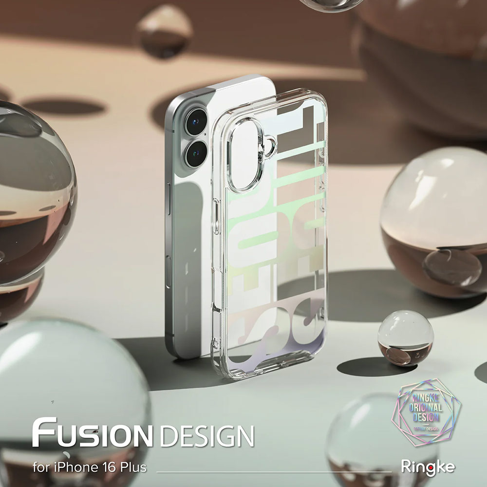 Picture of Apple iPhone 16 Plus 6.7 Case | Ringke Fusion Design Drop Protection Case for iPhone 16 Plus 6.7 (Seoul)