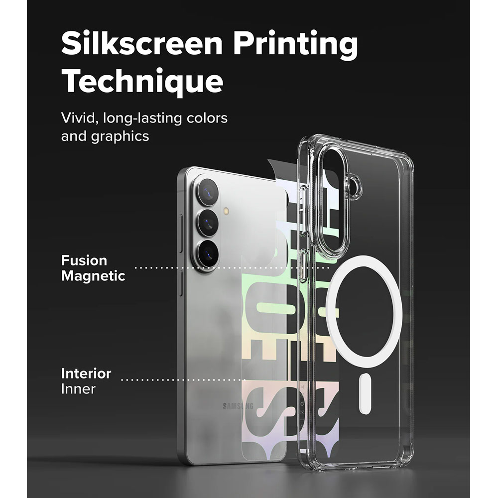 Picture of Samsung Galaxy S26 Case | Ringke Fusion Design Magnetic Transparent Protection Case for Samsung Galaxy S26 (Seoul)