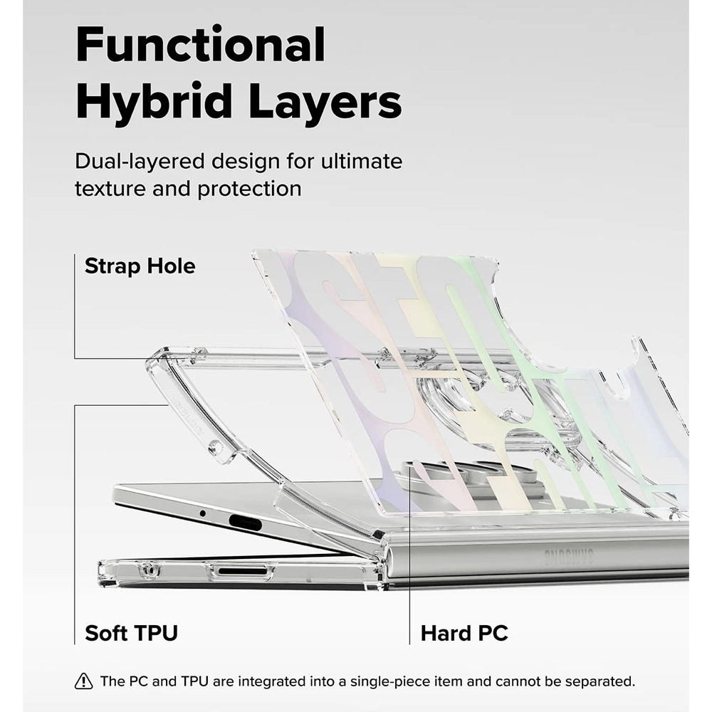 Picture of Samsung Galaxy Z Fold 7 Case | Ringke Fusion Design Protection Case with Strap Hole for Samsung Galaxy Z Fold 7 (Seoul)