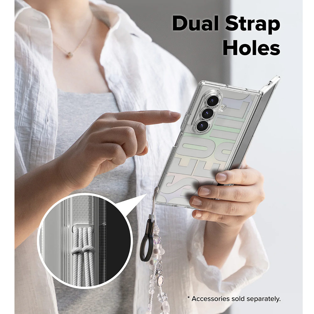 Picture of Samsung Galaxy Z Fold 7 Case | Ringke Fusion Design Protection Case with Strap Hole for Samsung Galaxy Z Fold 7 (Seoul)