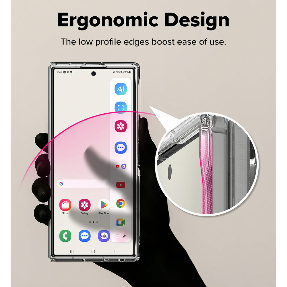 Picture of Samsung Galaxy Z Fold 7 Case | Ringke Fusion Design Protection Case with Strap Hole for Samsung Galaxy Z Fold 7 (Seoul)