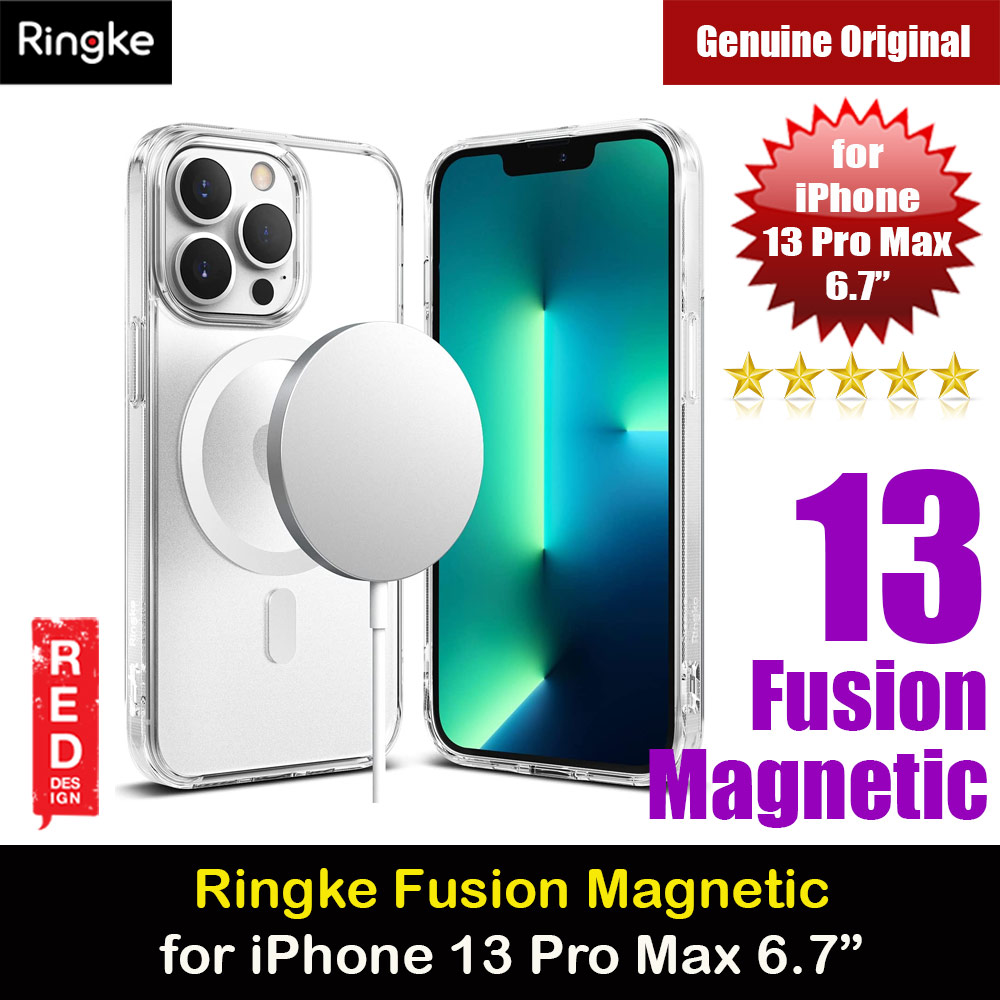Picture of Ringke Fusion Magnetic Matte Protection Case Magsafe Compatible for Apple iPhone 13 Pro Max 6.7 (Matte Clear) Apple iPhone 13 Pro Max 6.7- Apple iPhone 13 Pro Max 6.7 Cases, Apple iPhone 13 Pro Max 6.7 Covers, iPad Cases and a wide selection of Apple iPhone 13 Pro Max 6.7 Accessories in Malaysia, Sabah, Sarawak and Singapore 