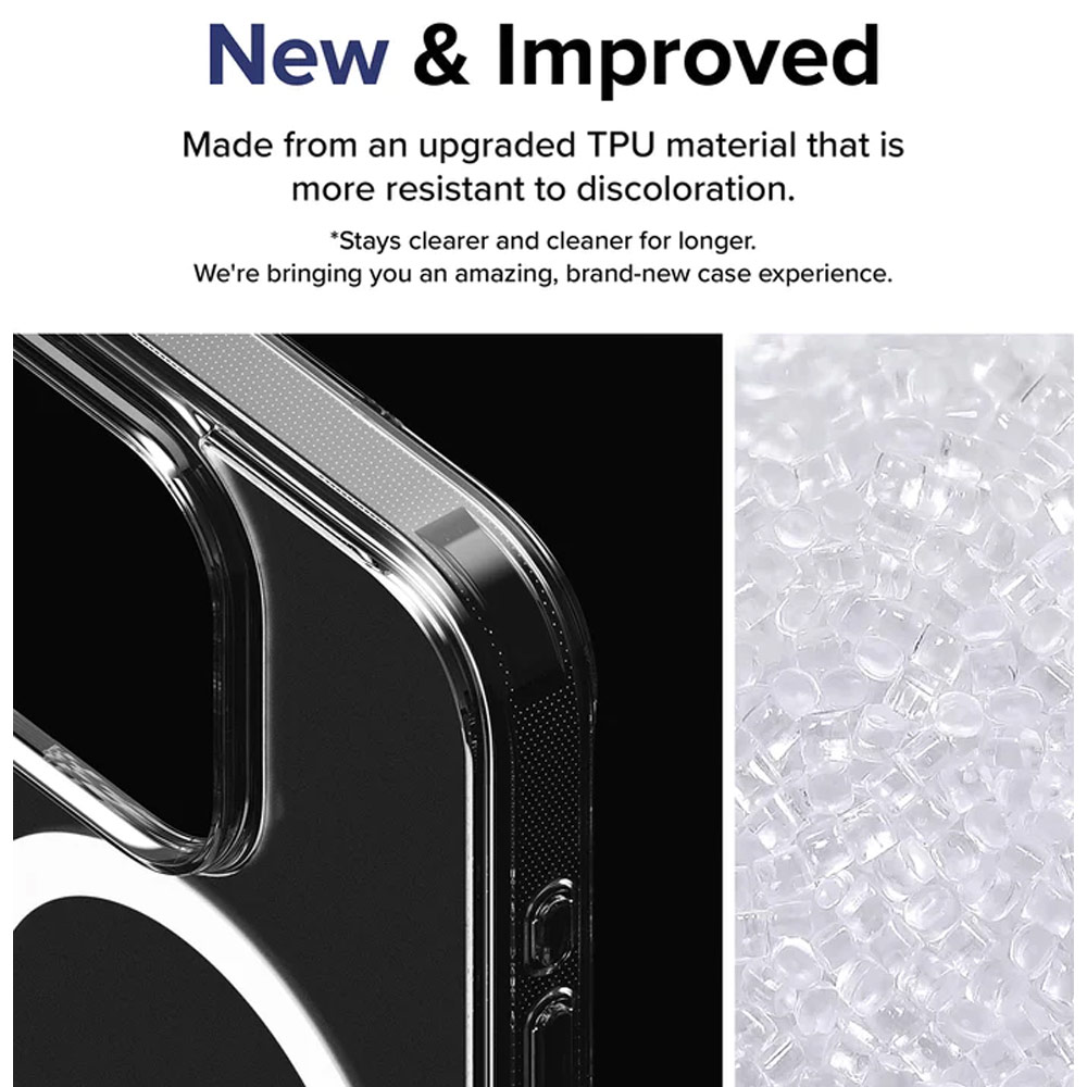 Picture of Apple iPhone 15 Pro 6.1 Case | Ringke Fusion Magnetic Slim Drop Protection Case Magsafe Compatible for Apple iPhone 15 Pro 6.1 Clear)
