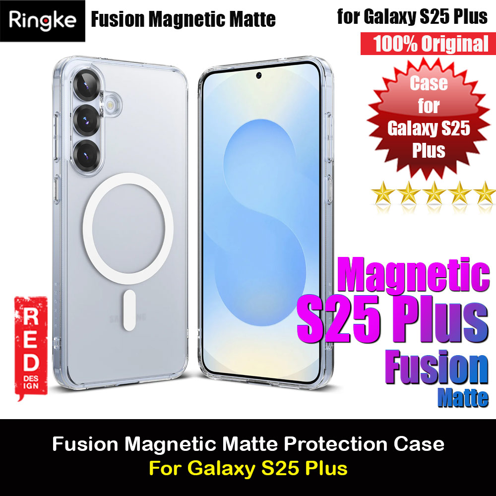 Picture of Ringke Fusion Magnetic Transparent Protection Case for Samsung Galaxy S25 Plus (Matte) Samsung Galaxy S25 Plus- Samsung Galaxy S25 Plus Cases, Samsung Galaxy S25 Plus Covers, iPad Cases and a wide selection of Samsung Galaxy S25 Plus Accessories in Malaysia, Sabah, Sarawak and Singapore 