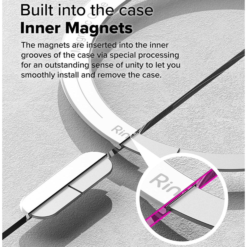 Picture of Samsung Galaxy S25 Ultra Case | Ringke Fusion Magnetic Transparent Protection Case for Samsung Galaxy S25 Ultra (Matte)