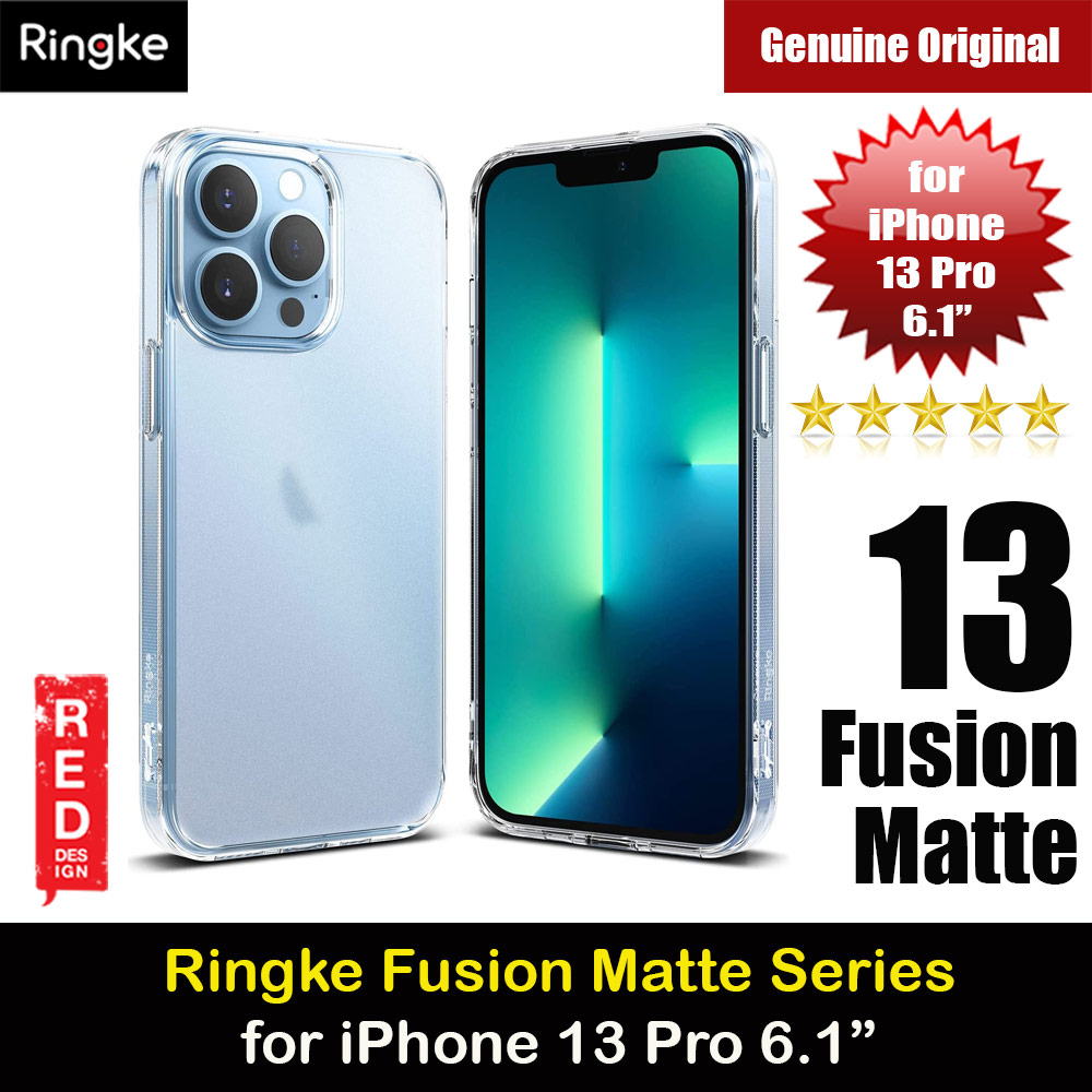 Picture of Ringke Fusion Matte Protection Case for Apple iPhone 13 Pro 6.1 (Matte Clear) Apple iPhone 13 Pro 6.1- Apple iPhone 13 Pro 6.1 Cases, Apple iPhone 13 Pro 6.1 Covers, iPad Cases and a wide selection of Apple iPhone 13 Pro 6.1 Accessories in Malaysia, Sabah, Sarawak and Singapore 