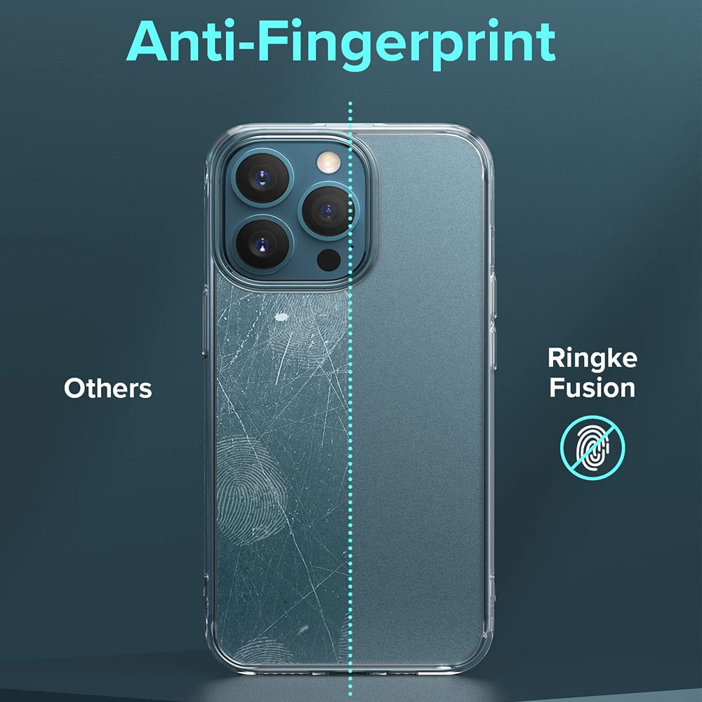 Picture of Apple iPhone 13 Pro 6.1 Case | Ringke Fusion Matte Protection Case for Apple iPhone 13 Pro 6.1 (Matte Clear)