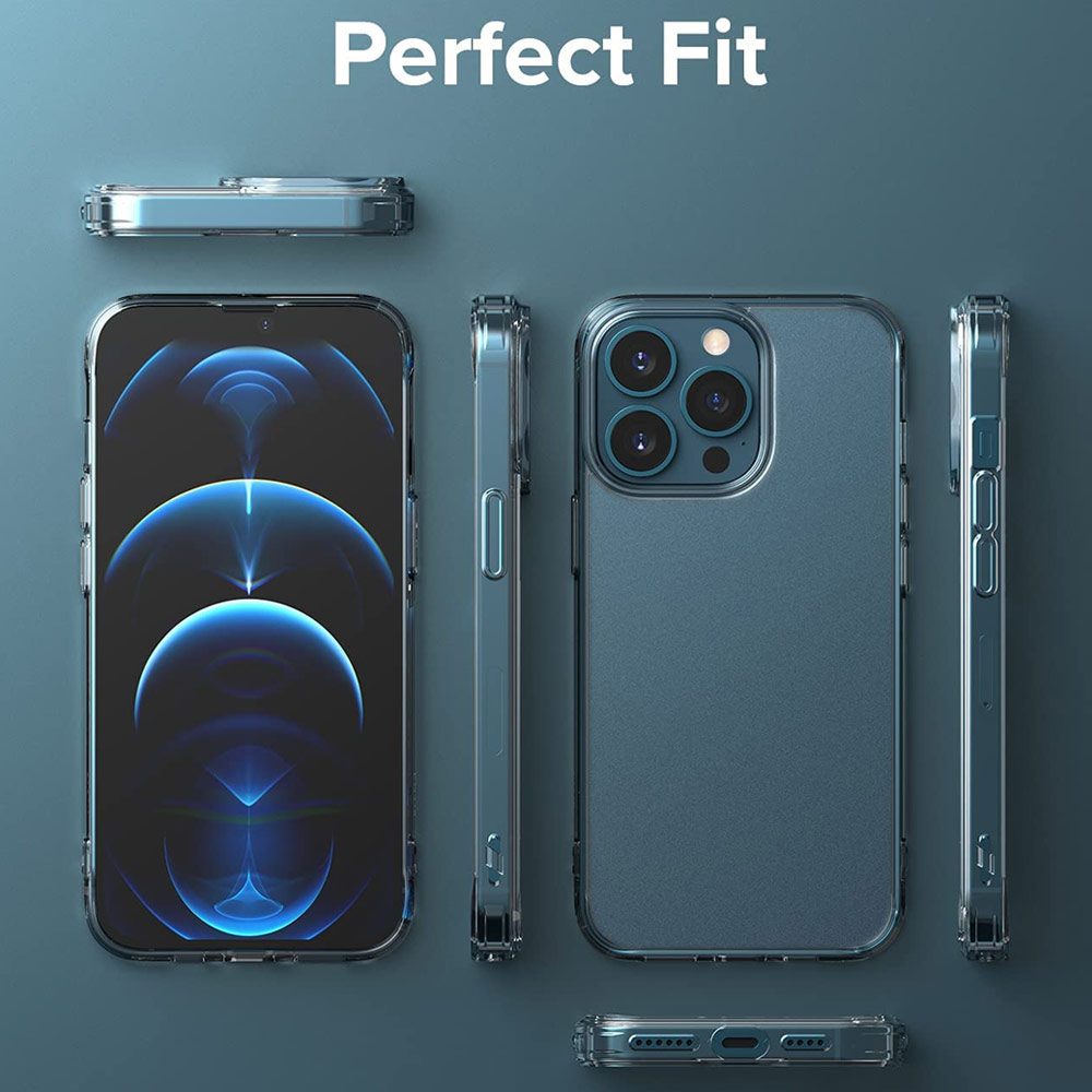 Picture of Apple iPhone 13 Pro Max 6.7 Case | Ringke Fusion Matte Protection Case for Apple iPhone 13 Pro Max 6.7 (Matte Clear)