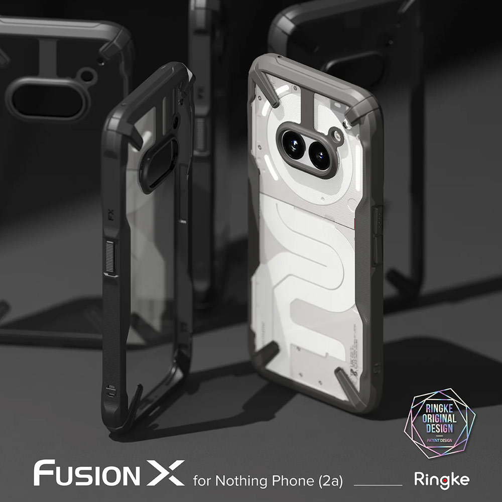 Picture of Nothing Phone 2a Case | Ringke Fusion X Hybrid Drop Protection Case for Nothing Phone 2a (Black)