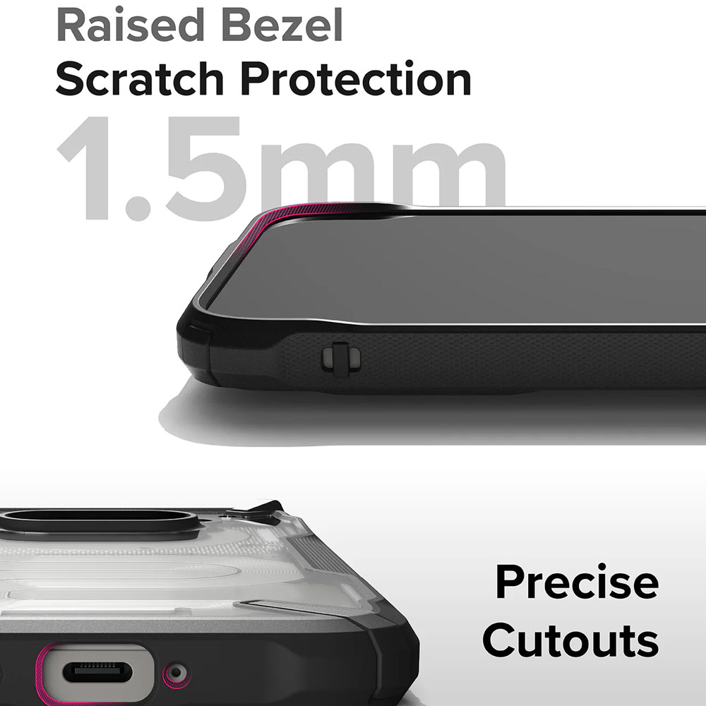 Picture of Nothing Phone 2a Case | Ringke Fusion X Hybrid Drop Protection Case for Nothing Phone 2a (Black)