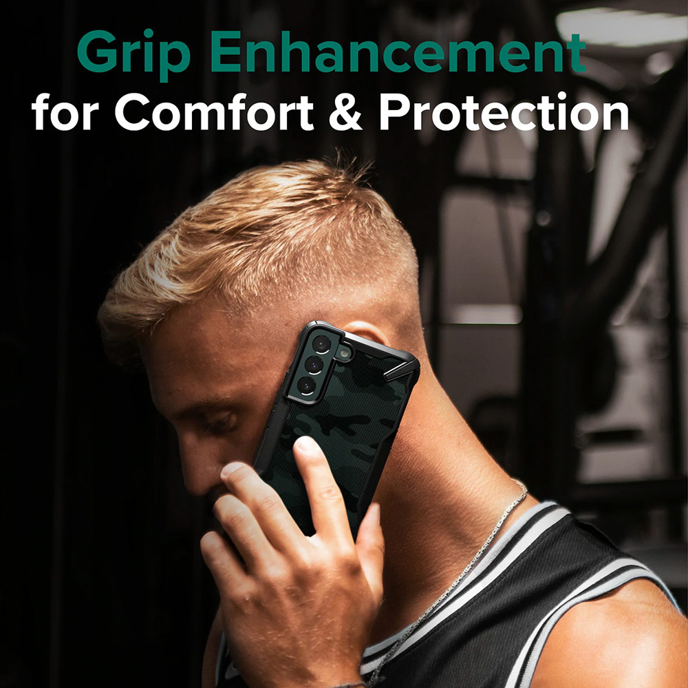 Picture of Samsung Galaxy S22 Plus 6.6 Case | Ringke Fusion X Protection Case for Samsung Galaxy S22 Plus 6.6 (Camo Black)