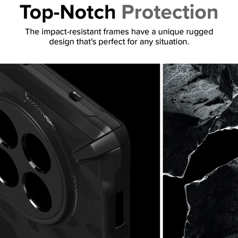 Picture of OnePlus 12 Case | Ringke Fusion X Drop Protection Case for OnePlus 12 (Black)
