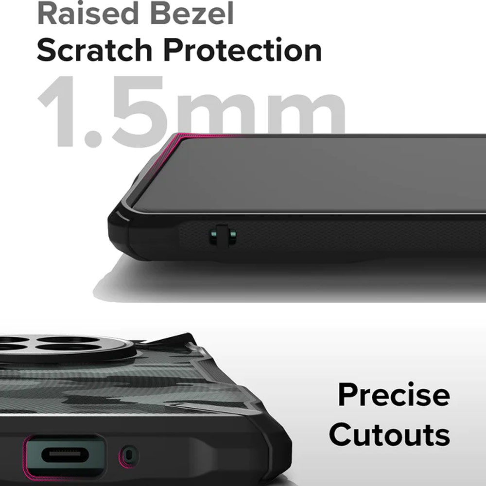Picture of OnePlus 12 Case | Ringke Fusion X Drop Protection Case for OnePlus 12 (Black)