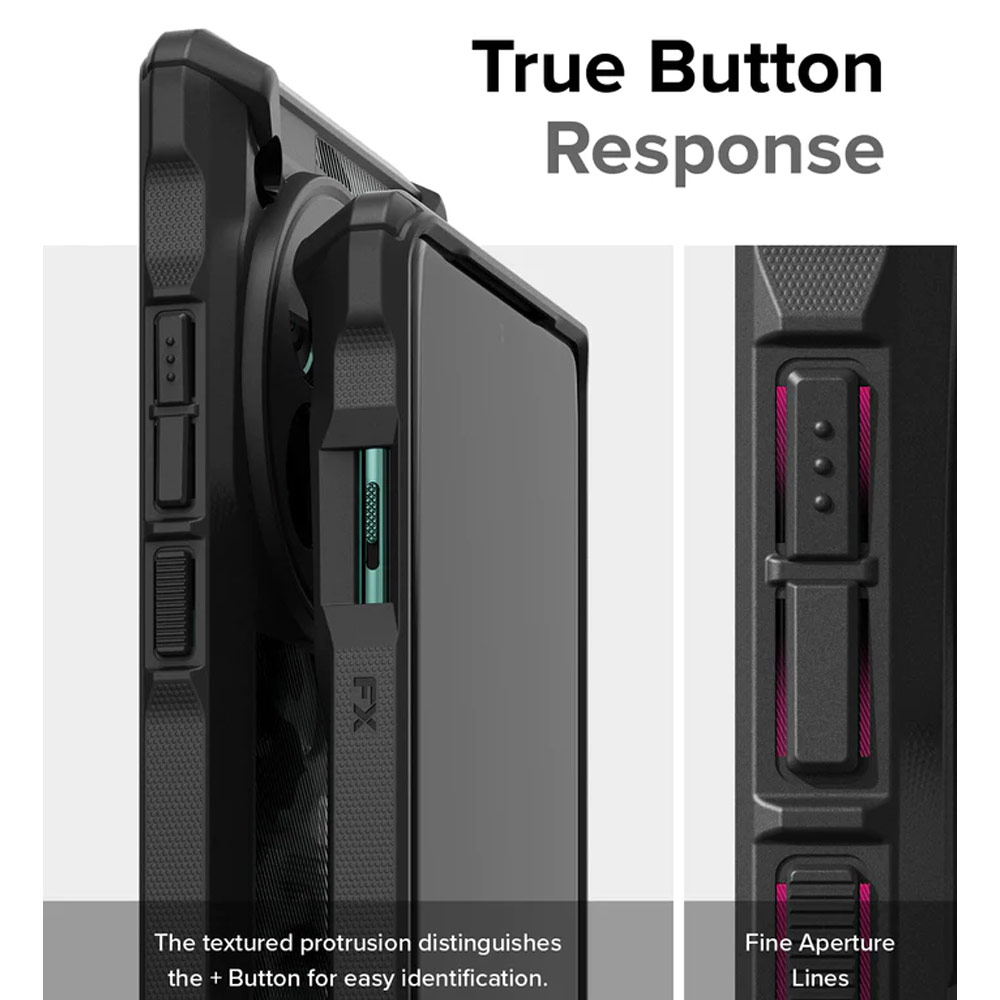 Picture of OnePlus 12 Case | Ringke Fusion X Drop Protection Case for OnePlus 12 (Black)