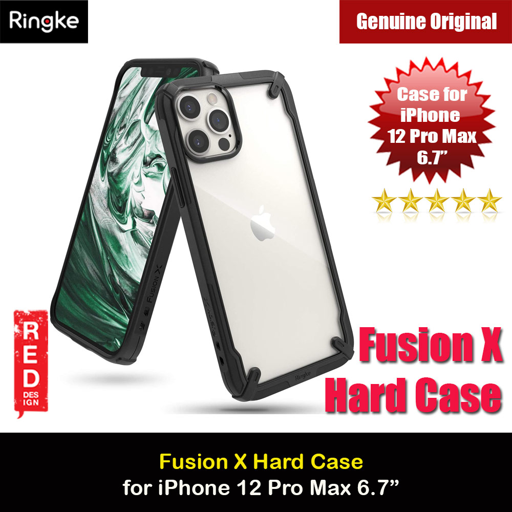 Picture of Ringke Fusion X Protection Case for Apple iPhone 12 Pro Max 6.7 (Black) Apple iPhone 12 Pro Max 6.7- Apple iPhone 12 Pro Max 6.7 Cases, Apple iPhone 12 Pro Max 6.7 Covers, iPad Cases and a wide selection of Apple iPhone 12 Pro Max 6.7 Accessories in Malaysia, Sabah, Sarawak and Singapore 