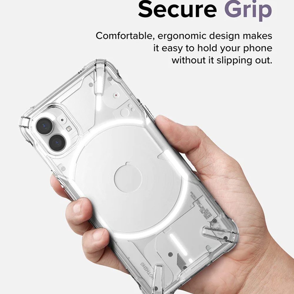 Picture of Nothing Phone 1 Case | Ringke Fusion Protection Case for Nothing Phone 1 (Clear)