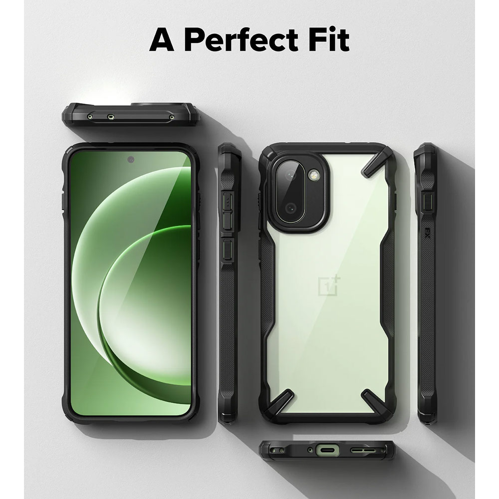Picture of OnePlus 15R Case | Ringke Fusion X OnePlus 15 Drop Protection Case for OnePlus 15R  (Black)